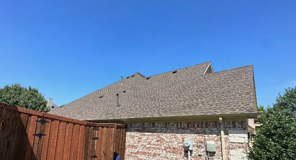 Completed roof replacement project in Summit